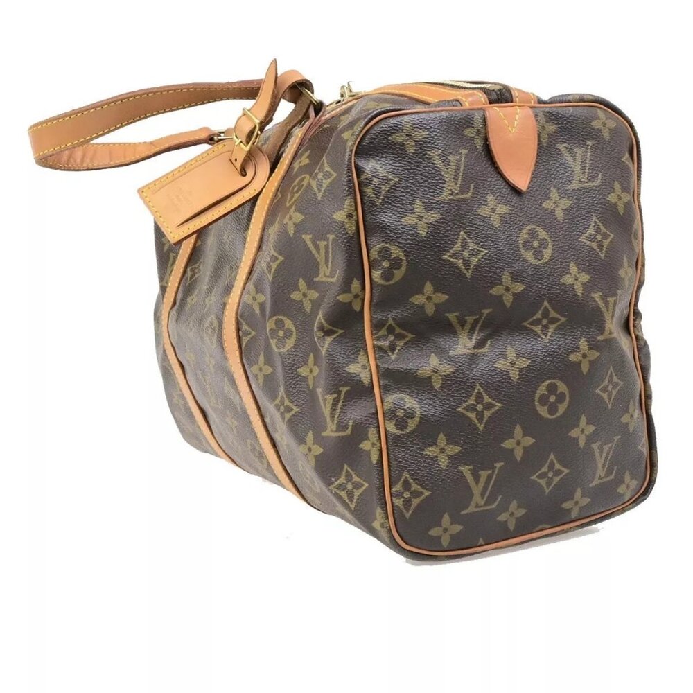 LOUIS VUITTON Sac Souple 35 Travel Hand Bag Monogram Leather BN - Picture 9 of 16